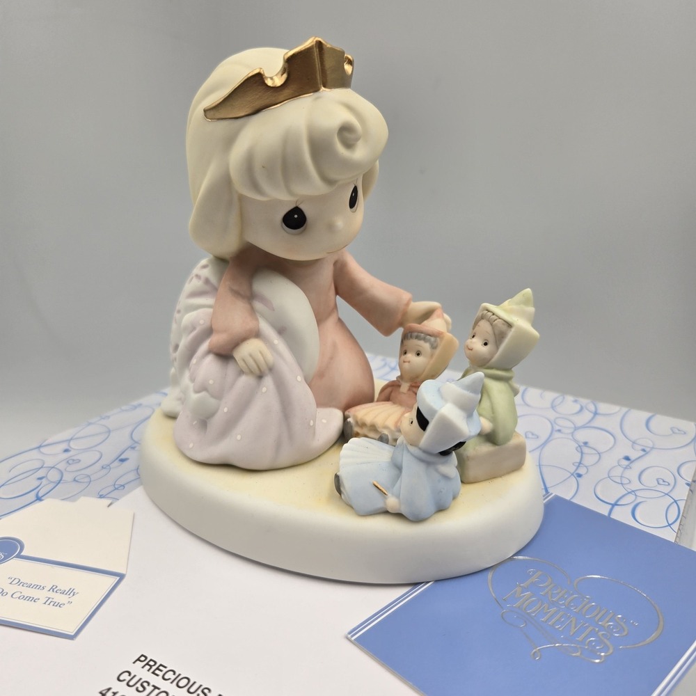 Precious Moments Disney Sleeping Beauty Dreams Really Do Come True 640041 In Box